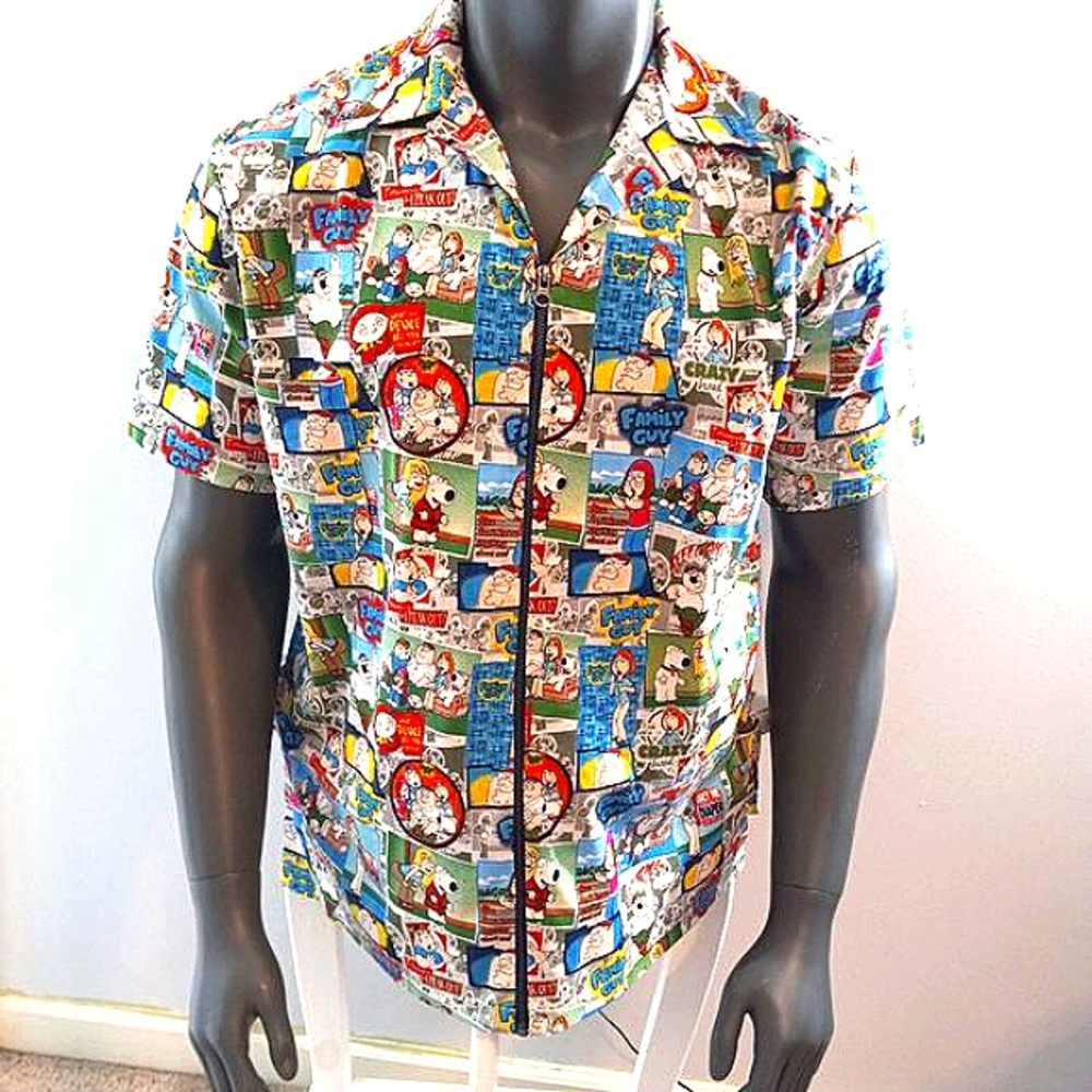 Handmade Family Guy Cartoon Shirt - Picture 12 of 13